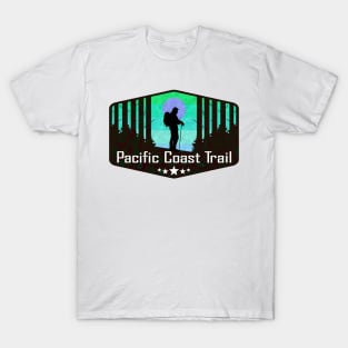 Pacific Coast Trail California Oregon Washington Hiking Hike Hiker T-Shirt